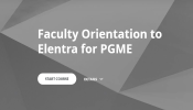 Click on this image to open faculty Elentra module